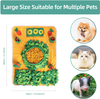 Pet Snuffle Mat for Dogs, 31.5" x 23.6" Large Sniffing Mat Portable Dog Toys Dog Food Mat Dog Nosework Feeding Mat for Training Foraging Skills