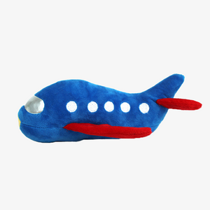 Durable Cute Stuffed Pet Plush Toys Teething Squeaky Soft Plush Air Plane Pet Chewy Toy for Puppy Small Breeds