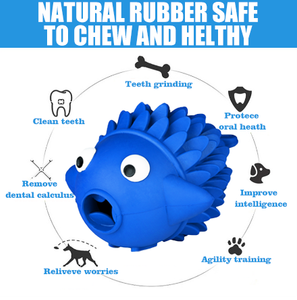 Small Fish Animal Collection Made of Natural Rubber Cleans Teeth Multi-Color Options Suitable for Medium And Large Dogs Chew Toys