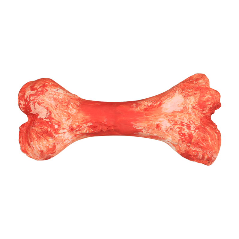 Dog Toys Made of 100% Natural Rubber Chewy Bone Shape Designed for Dogs To Chew Rubber Dog Teething Toys