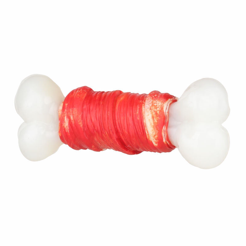 Nylon + Rubber Bite Indestructible Dog Toy for Aggressive Chewers Medium To Large Breeds Helps Satisfy A Dog's Natural Chewing Desire, Reduces Anxiety And Avoids Destructive Chewing