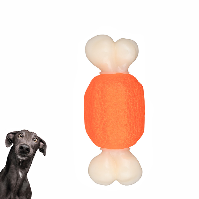 Bone Shaped Dog Chew Toys Made of Nylon and ETPU Suitable for Small