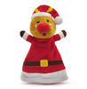 Portable Christmas Reindeer Dog Gifts Stuffed Animal Wholesale Custom Plush Dog Toy