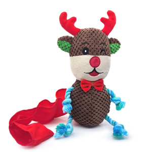 Best And Safest Christmas Reindeer Chew Toys for Dogs with Squeakers