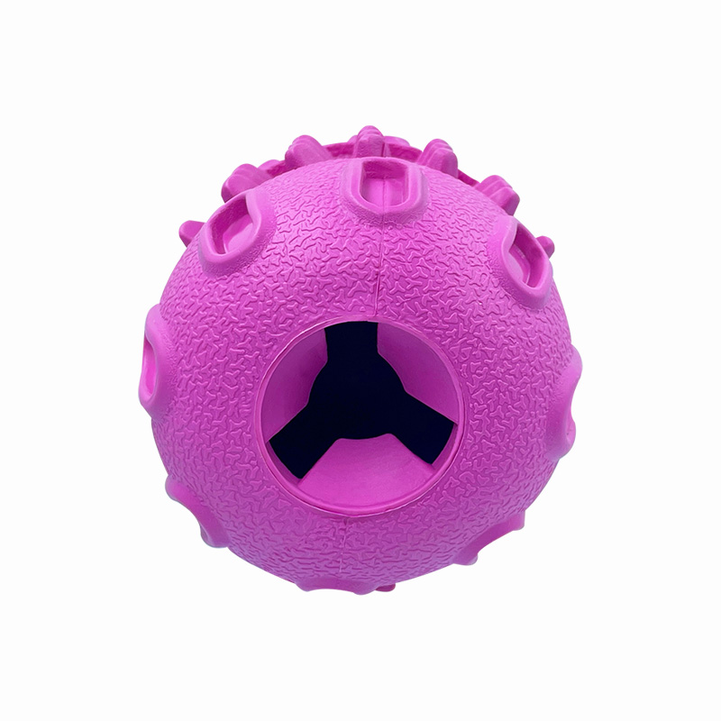 The Pink Grenade Series Is Made of High-density Natural Rubber And Has Enough Toughness And Hardness To Resist Gnawing And Molars, Leaking Dog Toys