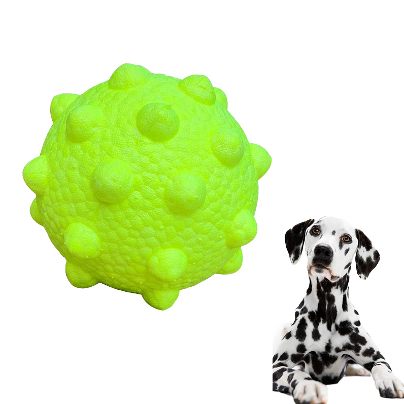 Dog Tennis Waterproof High Elasticity Dog Interactive Hard Toys Eco-friendly Chewy E-TPU Pet Toys