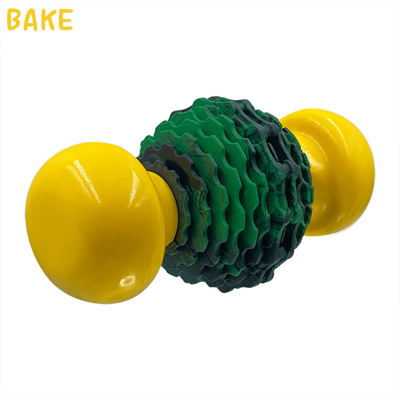 Nylon Rubber Hybrid Toys Eco-friendly Chewy Gives Dogs Two Different Experiences Durable Dog Toys