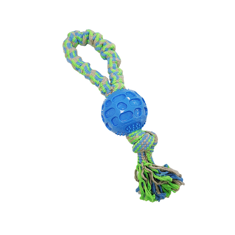 Ball Dog Toy for Aggressive Chewers Best Tug of War Interactive Toy with Bungee Tug Dog Tpr Rope Toy