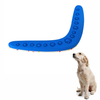 E-TPU Eco Friendly Dog Toy Rubber And E-tpu Mixed Toys Safe Dog Toys Floating Outdoor Boomerang Pet Toy 