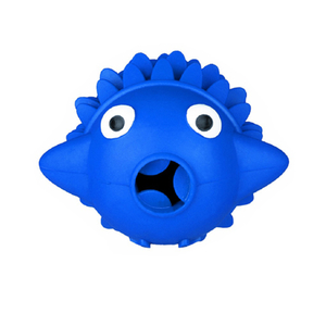 Fish-shaped Design Made of Rubber Raised Scales Teeth Cleaning Border Chewy Dog Toy Manufacturers