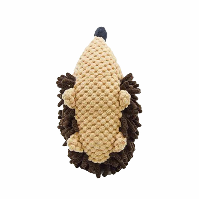 The New Cute Little Hedgehog Is Made of Pure Natural Pp Cotton, A Safe And Non-toxic Squeaky Dog ​​toy An Interactive Toy Suitable for Medium And Large Dogs To Chew