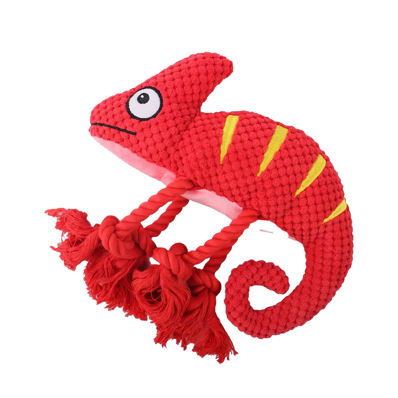 Plush Dog Toy for Aggressive Chewers Soft Fabric Helps Dogs Clean Their