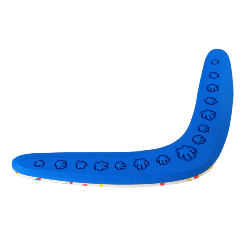 New Eco Friendly E-TPU Mixed Natural Rubber Boomerang Interactive Durable Dog Toy Outdoor Fetch Dog Treat Toy