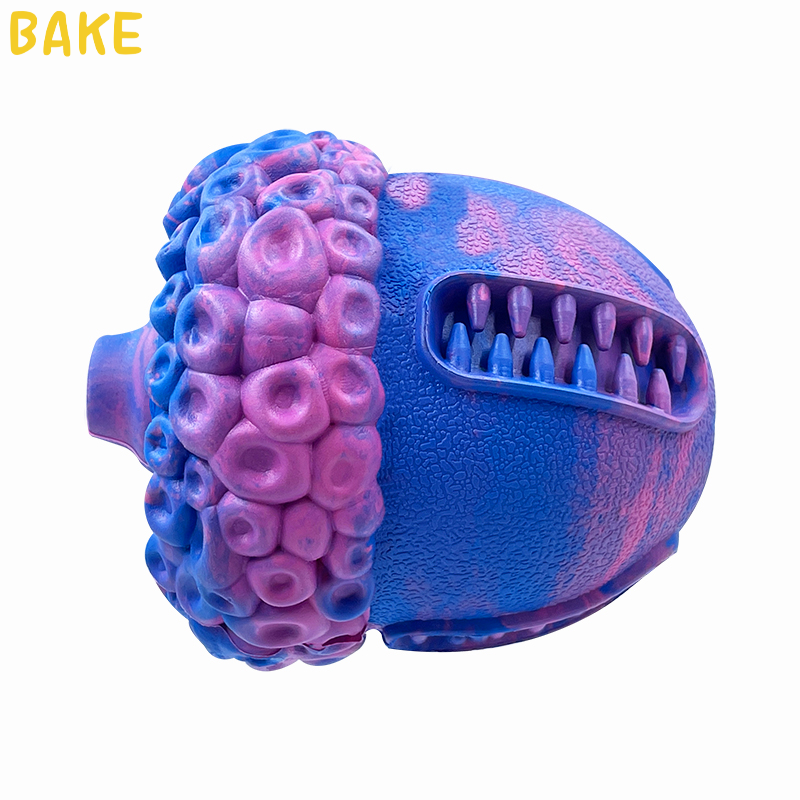 Pine Cone Rubber Dog Toys Manufacturer Natural Chewy Eco-Friendly Help Dogs Clean Teeth Squeaky Best Rubber Dog Toys