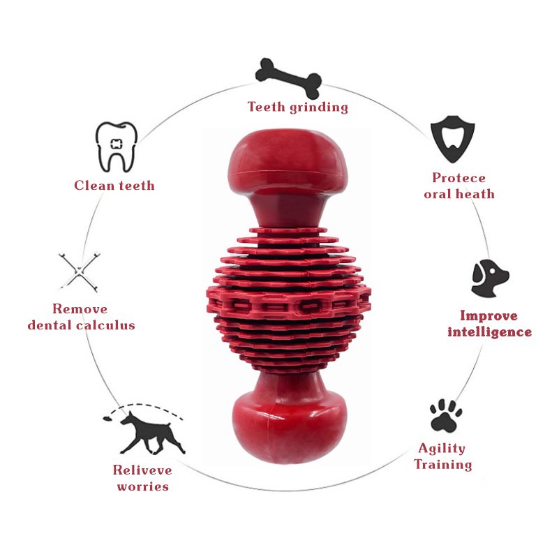 Fun Toys for Big Dogs Made of Natural Rubber Mixed with Nylon To Make A Sturdy And Chewy Hidden Treat Indestructible Nylon Dog Toy