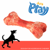 Soft Rubber Dog Chew Bone Aggressive Chewer Dog Bones Chew Toys