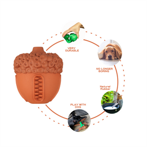 Indestructible Squeak Dog Toy Made From 100% Natural Rubber Funny Dog Toy Chewy