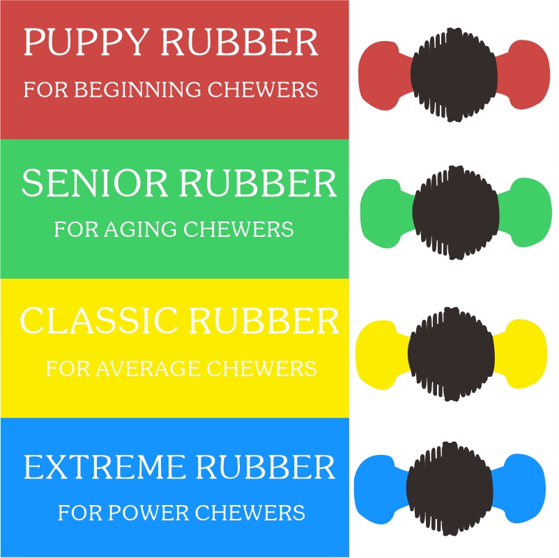 It Is Made of Nylon Mixed Rubber Material To Give Dogs Two Different Feelings Molar Pet Toy