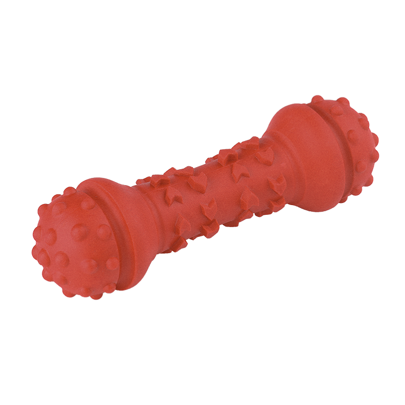 Made with Natural Rubber Chewing Bone Dog Toys Teeth-brushing Indestructable Molar-resistant Solid Toys for Aggressive Breeds