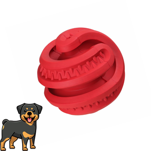 Chew And Squeak Teeth Cleaning Made of Natural Rubber Natural Chew Toys for Dogs