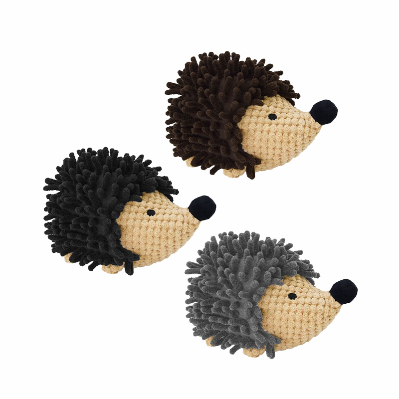 The New Cute Little Hedgehog Is Made of Pure Natural Pp Cotton, A Safe And Non-toxic Squeaky Dog ​​toy An Interactive Toy Suitable for Medium And Large Dogs To Chew