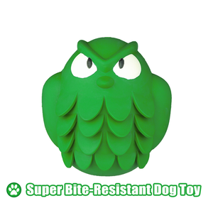 Owl Design Rubber Treatment Dog Teeth Chew Help Dog Massage Clean Teeth Feeder Leaking Food Toy