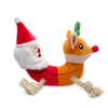 Wholesale Christmas Giggling Reindeer Dog Toys Long Squeaker Small Dogs